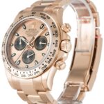 Super Clone Rolex Daytona Rose Dial 116505 — dial close-up