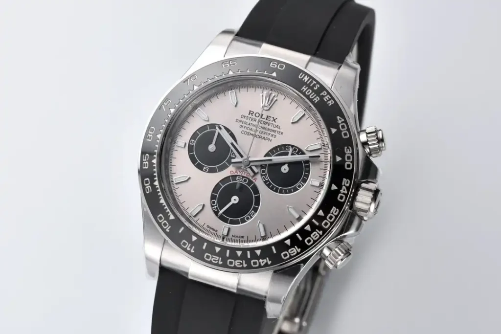 Super Clone Rolex Daytona Sunburst Dial “Ghost” 126519LN — dial close-up
