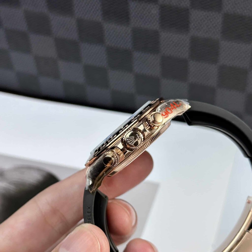 Super Clone Rolex Daytona Sundust Dial 126515LN — movement / caseback view