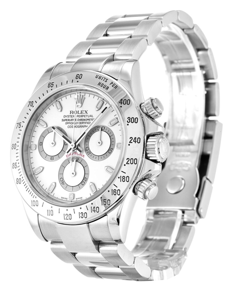 Super Clone Rolex Daytona White Dial 116520 — case and bezel