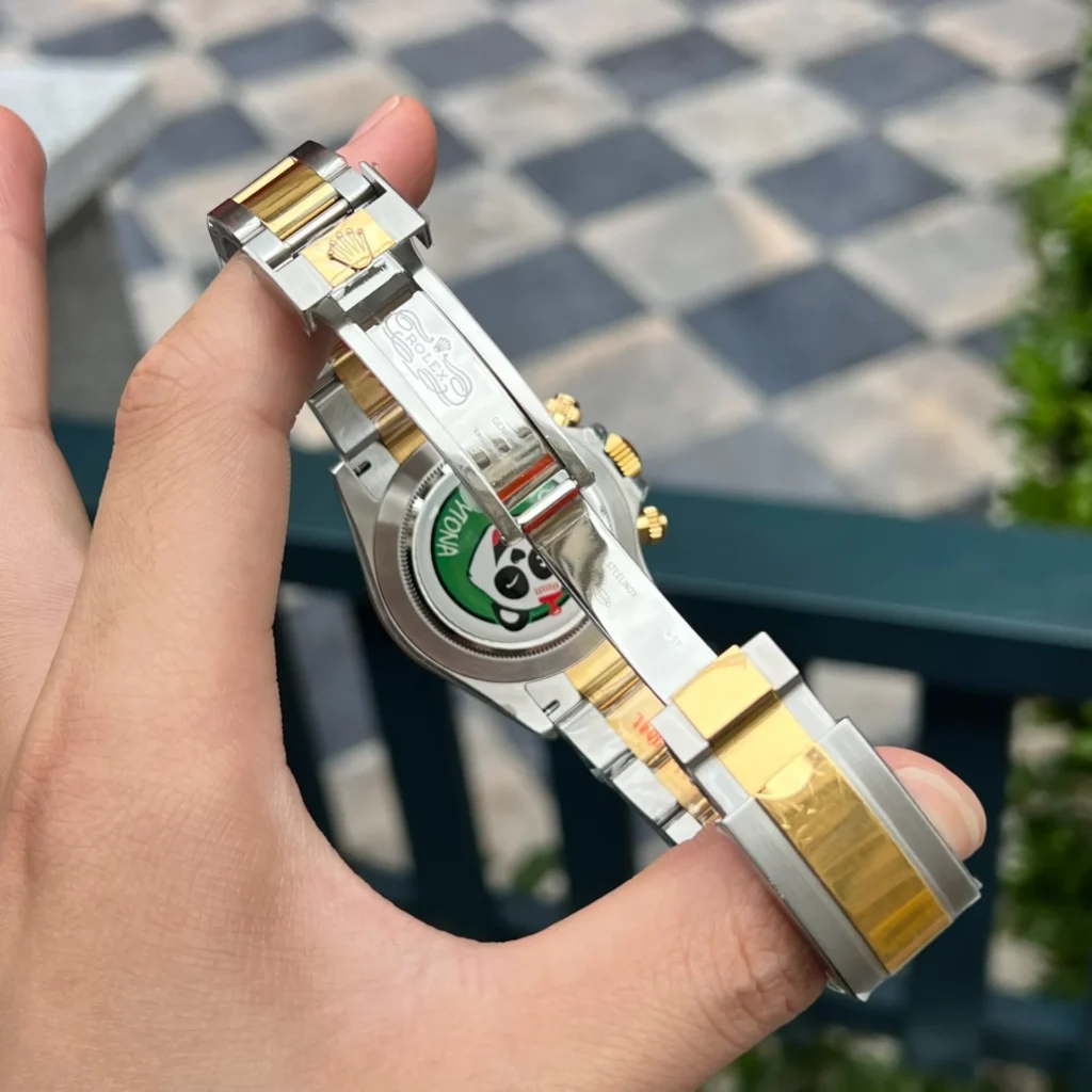 Super Clone Rolex Daytona White Dial 116523-2 — clasp and links