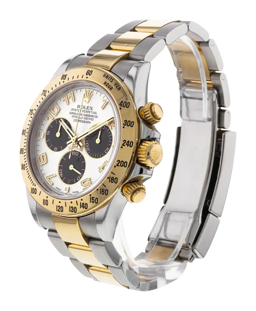 Super Clone Rolex Daytona White Dial 116523/2 — dial close-up