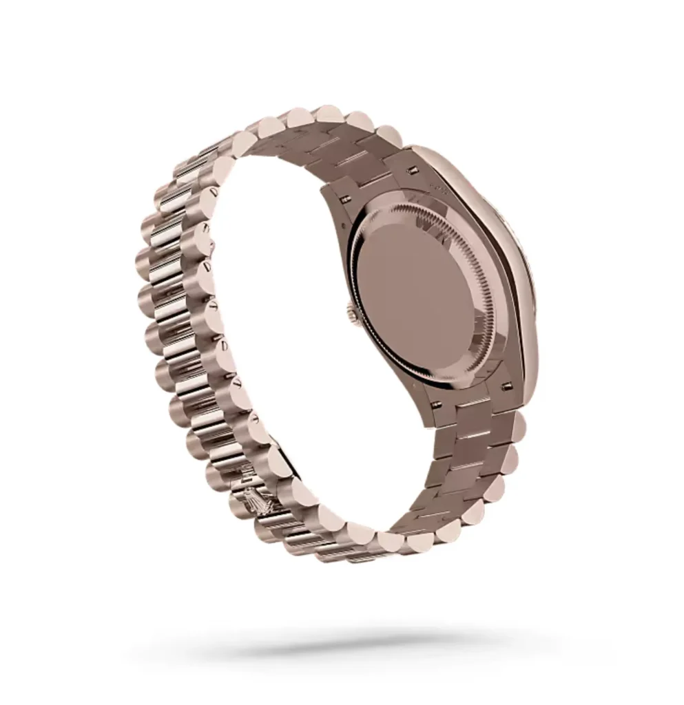 Super Clone Rolex Jubilee Bracelet Gold — side profile