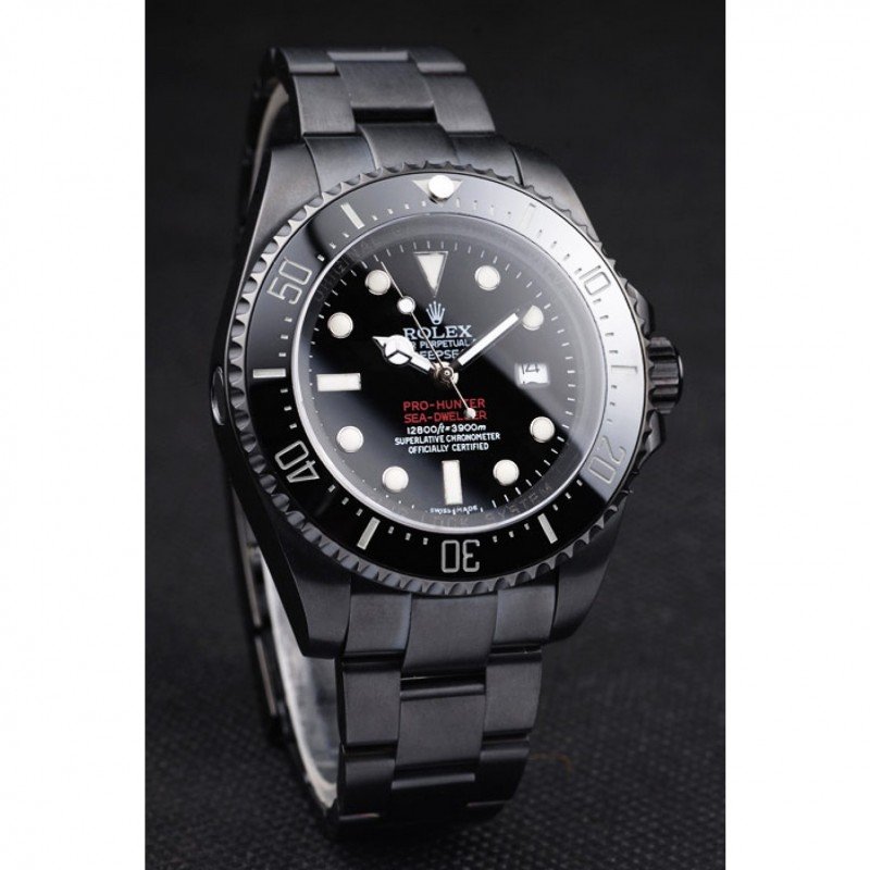 Super Clone Rolex Deepsea Black Dial REP016819 — case and bezel