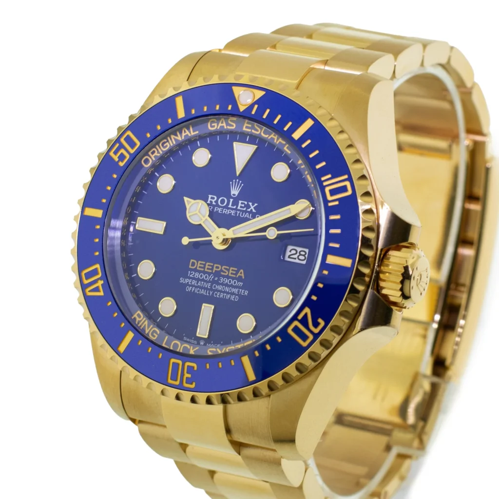 Super Clone Rolex Deepsea Sea-Dweller 136668LB 2024 — dial close-up