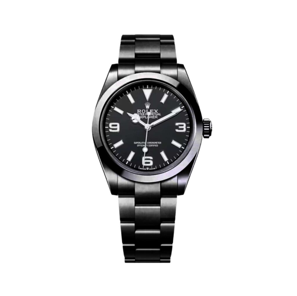Super Clone Rolex Explorer Black Dial 128238