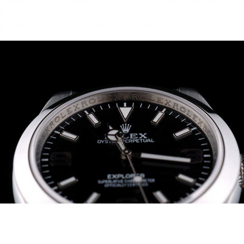 Super Clone Rolex Explorer Black Dial 42002 — clasp and links