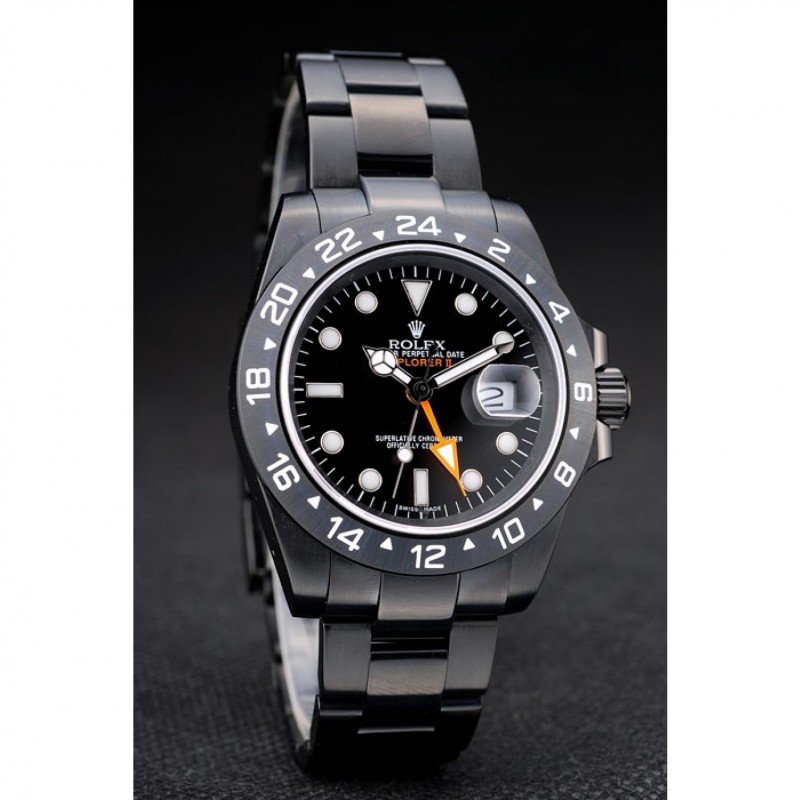 Super Clone Rolex Explorer Black Dial 98239 — case and bezel