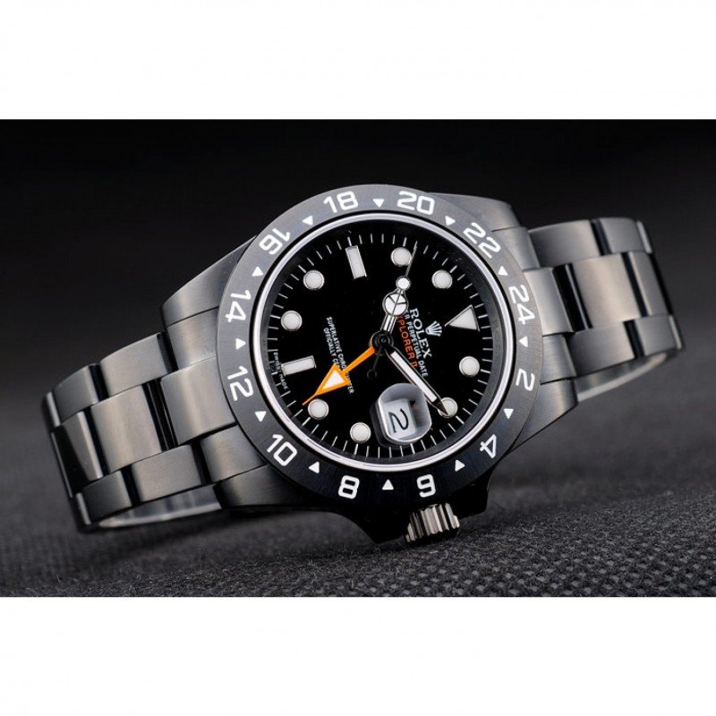 Super Clone Rolex Explorer Black Dial 98239 — bracelet detail