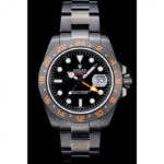 Super Clone Rolex Explorer Black Dial 98240 — dial close-up