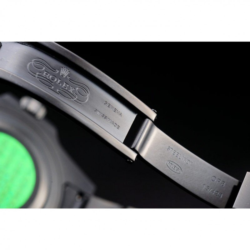 Super Clone Rolex Explorer Black Dial 98240 — on leather display