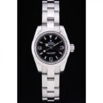 Super Clone Rolex Explorer Black Dial SLR157 — dial close-up
