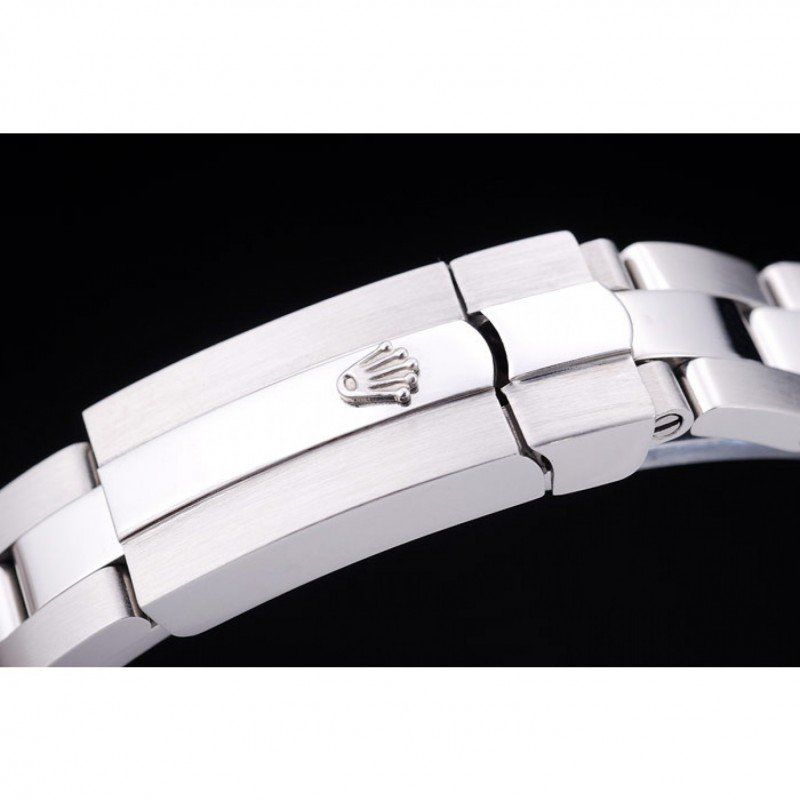 Super Clone Rolex Explorer Black Dial SLR157 — movement / caseback view