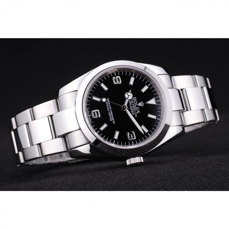 Super Clone Rolex Explorer Black Dial SRL156 14270 — bracelet detail