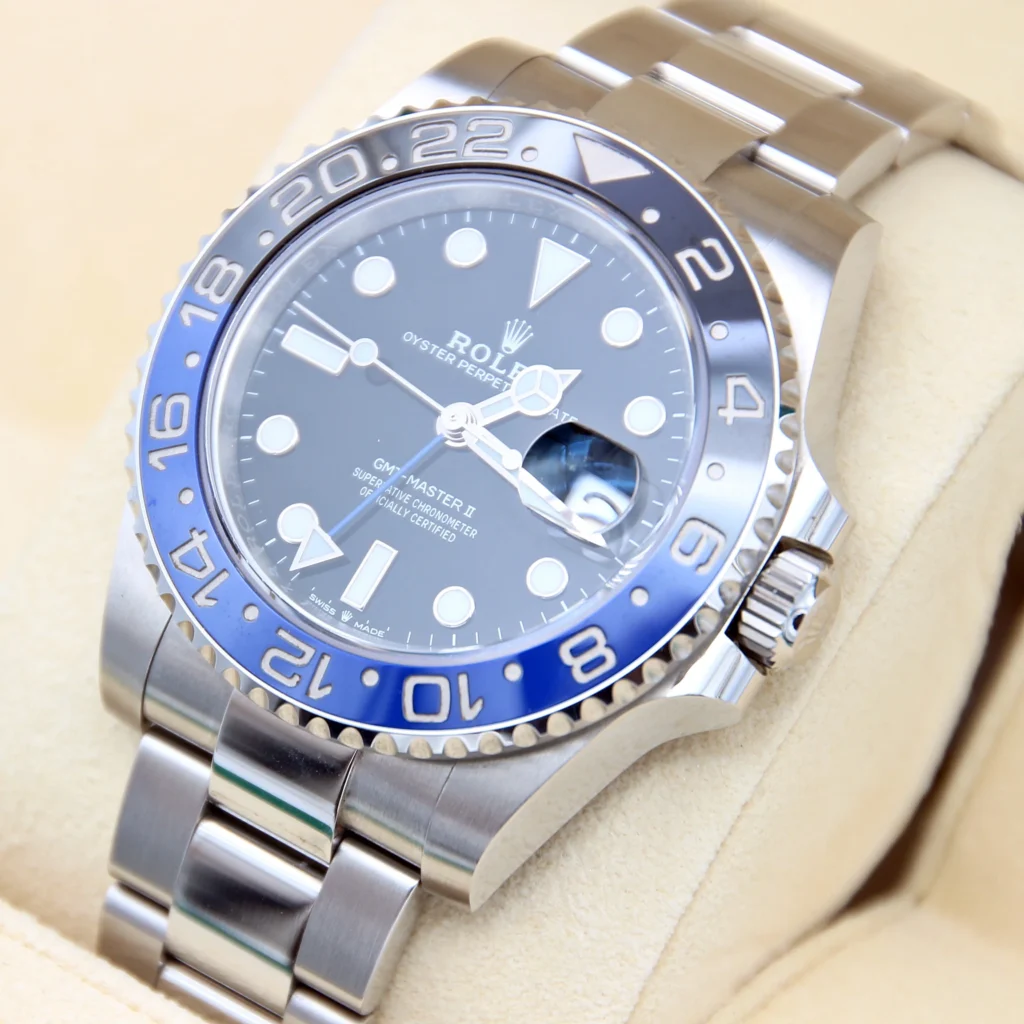 Super Clone Rolex GMT-Master II 126710BLNR “Batman” — case and bezel