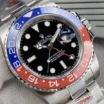 Super Clone Rolex GMT-Master II 126710BLRO “Pepsi” Oyster — side profile