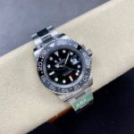 Super Clone Rolex GMT-Master II 126710GRNR “Bruce Wayne” Oyster 2024 — case and bezel