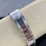 Super Clone Rolex GMT-Master II 126710GRNR “Bruce Wayne” Oyster 2024 — on leather display