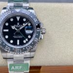 Super Clone Rolex GMT-Master II 126710GRNR “Bruce Wayne” Oyster 2024 — movement / caseback view