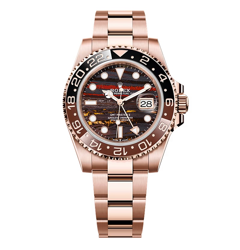 Super Clone Rolex GMT-Master II 126715CHNR Tiger Iron Dial