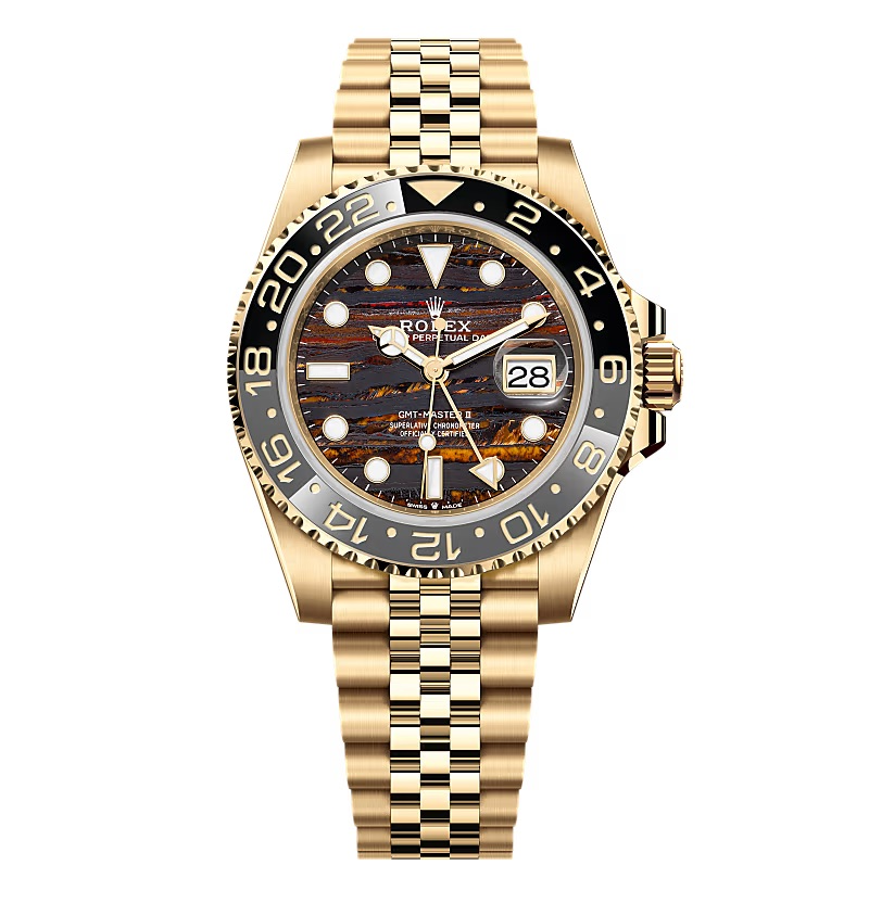 Super Clone Rolex GMT-Master II 126718GRNR Tiger Iron Dial