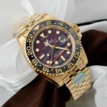 Super Clone Rolex GMT-Master II 126718GRNR Tiger Iron Dial — side profile