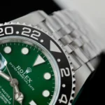 Super Clone Rolex GMT-Master II 126729VTNR Jubilee “Absinthe” — movement / caseback view