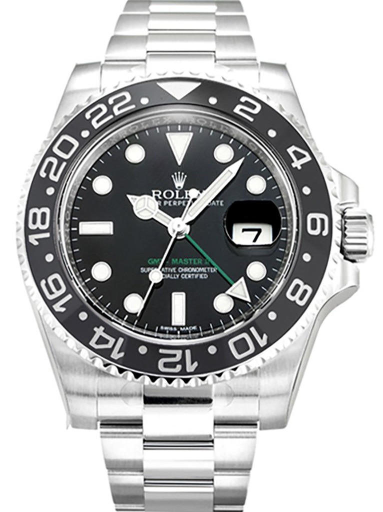 Super Clone Rolex GMT-Master II Black Dial 116710
