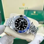 Super Clone Rolex GMT-Master II Black Dial 126710BLNR “Batgirl” — bracelet detail