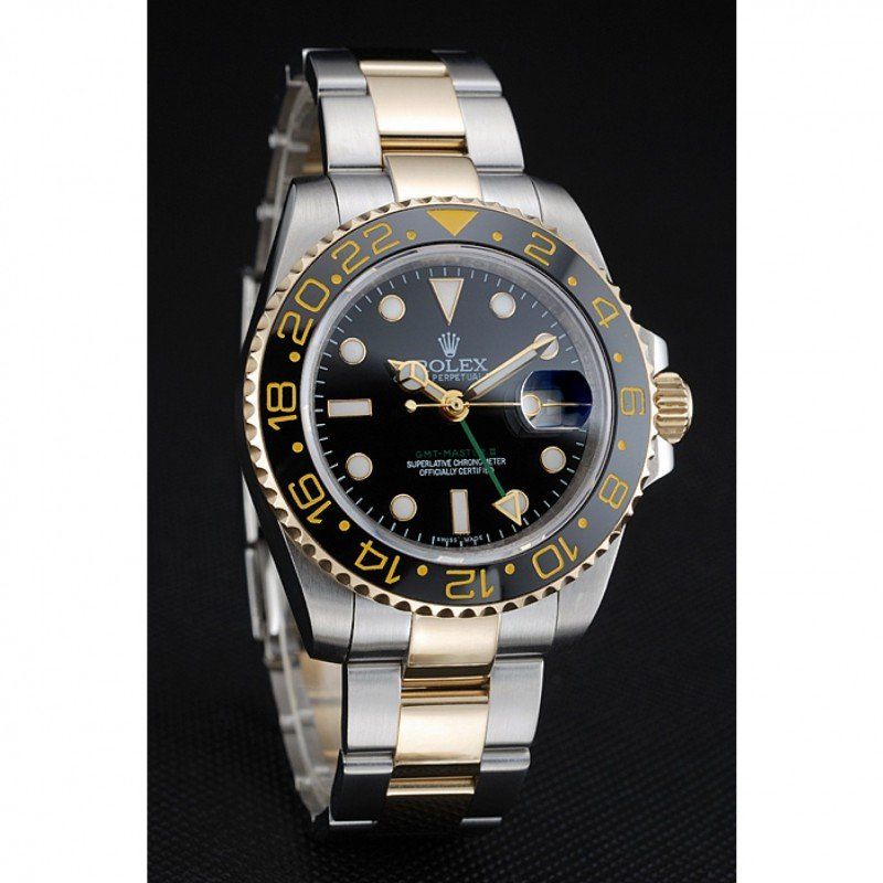 Super Clone Rolex GMT-Master II Black Dial 80295 — case and bezel