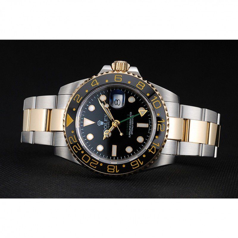 Super Clone Rolex GMT-Master II Black Dial 80295 — side profile