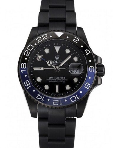 Super Clone Rolex GMT-Master II Black Dial PR18239 – Swiss SuperClone