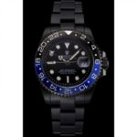 Super Clone Rolex GMT-Master II Black Dial PR18239 — dial close-up