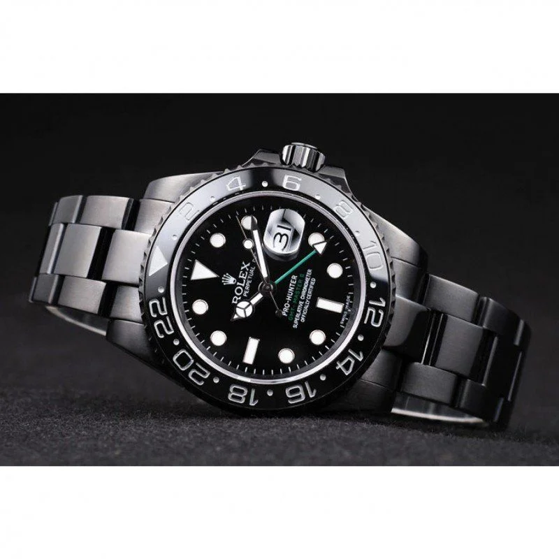 Super Clone Rolex GMT-Master II Black Dial REP016828 — side profile