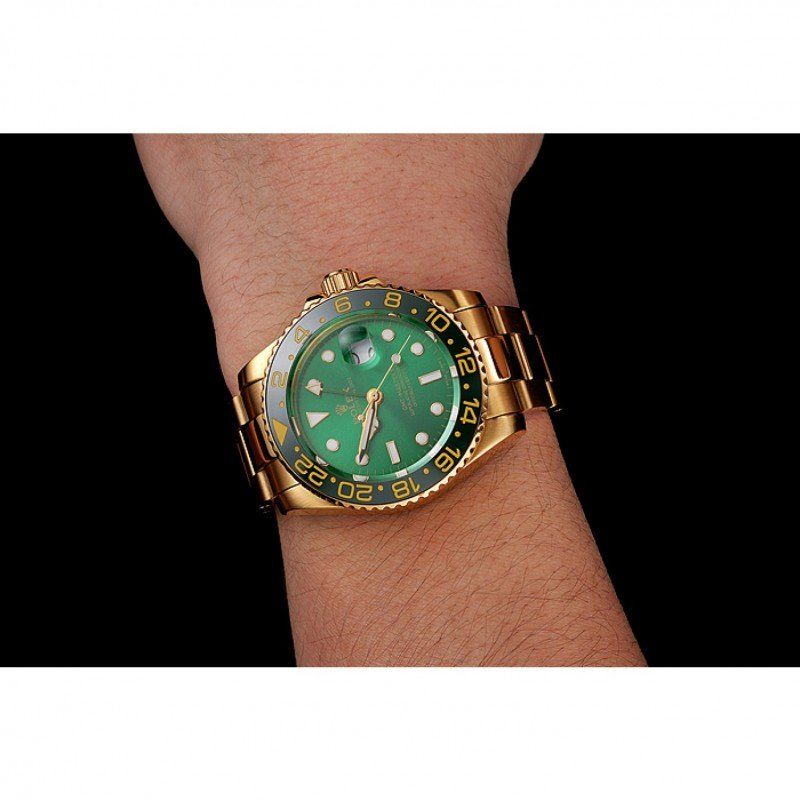 Super Clone Rolex GMT-Master II Green Dial 116718LN — view 9