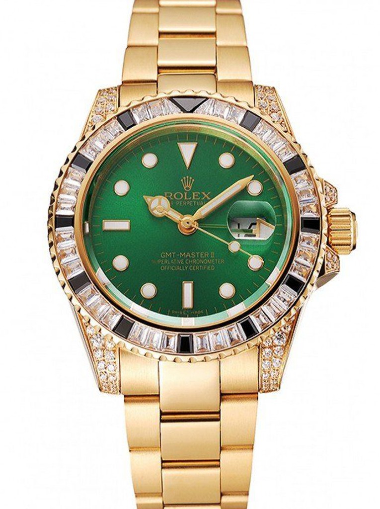 Super Clone Rolex GMT-Master II Green Dial 1453748