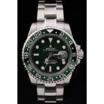 Super Clone Rolex GMT-Master II Green Dial SRL48 — dial close-up