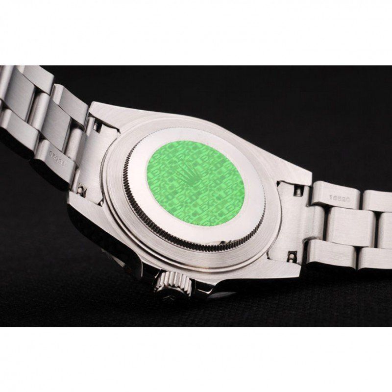 Super Clone Rolex GMT-Master II Green Dial SRL48 — movement / caseback view