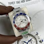 Super Clone Rolex GMT-Master II Meteorite Dial 126719BLRO “Superman” Oyster — case and bezel