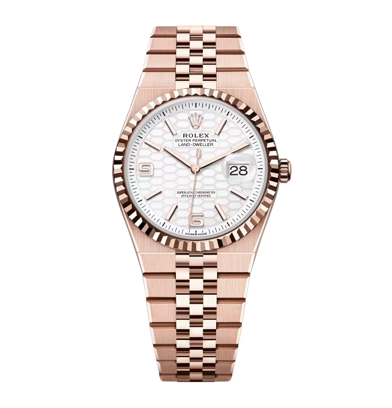 Super Clone Rolex Land-Dweller 36 mm Everose gold (2025)