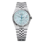 Super Clone Rolex Land-Dweller 36 mm Ice Blue Dial (2025)