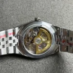 Super Clone Rolex Land-Dweller 36 mm Stainless Steel (2025) — on leather display