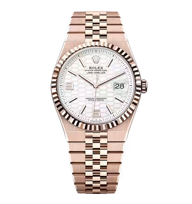 Super Clone Rolex Land-Dweller 40 mm Everose gold (2025)