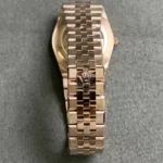 Super Clone Rolex Land-Dweller 40 mm Everose gold (2025) — side profile