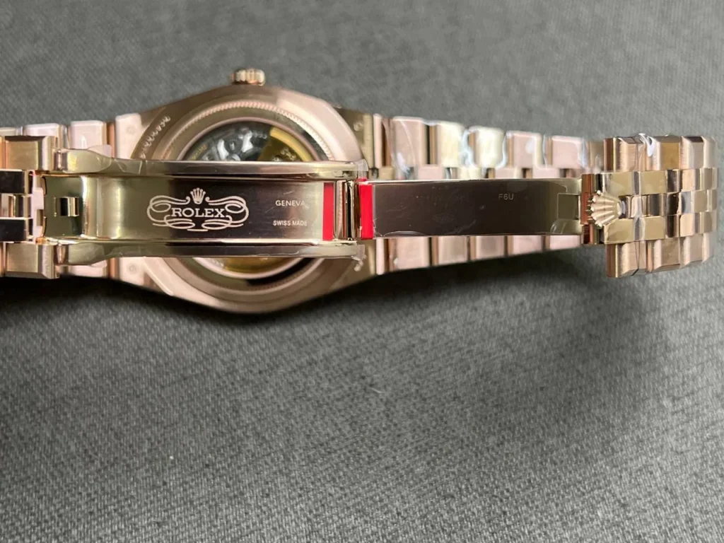 Super Clone Rolex Land-Dweller 40 mm Everose gold (2025) — view 9