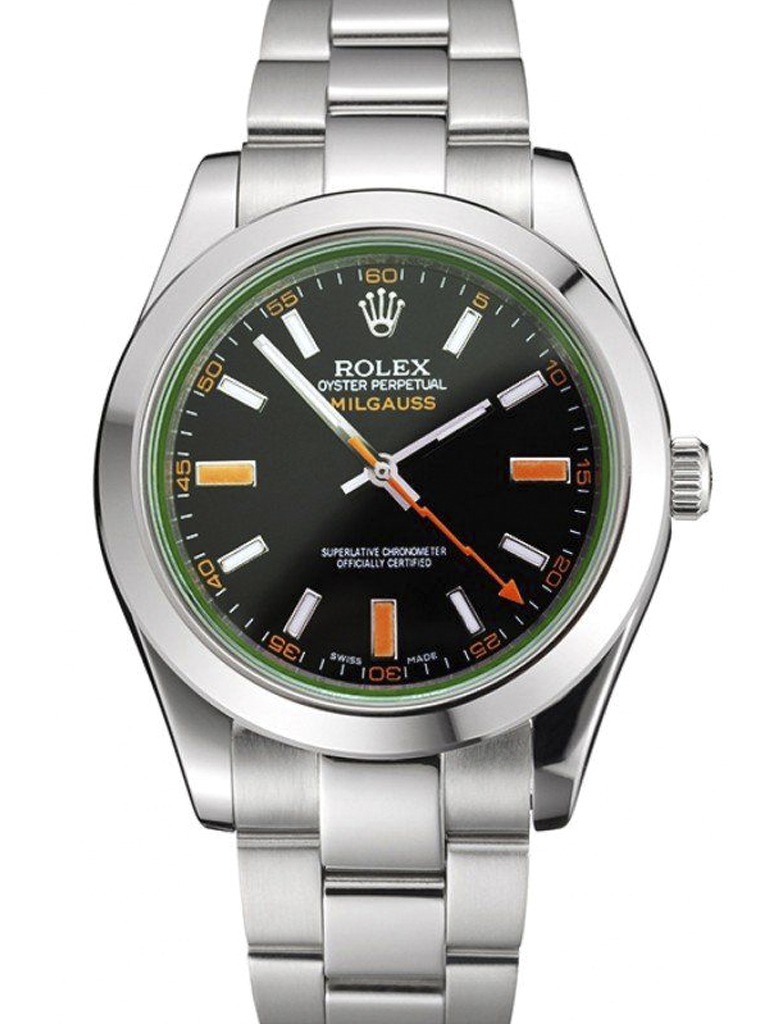 Super Clone Rolex Milgauss Black Dial REP016836