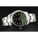 Super Clone Rolex Milgauss Black Dial REP016836 — bracelet detail