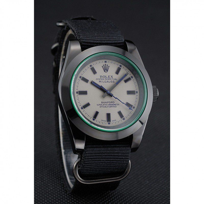 Super Clone Rolex Milgauss White Dial 622000 — case and bezel