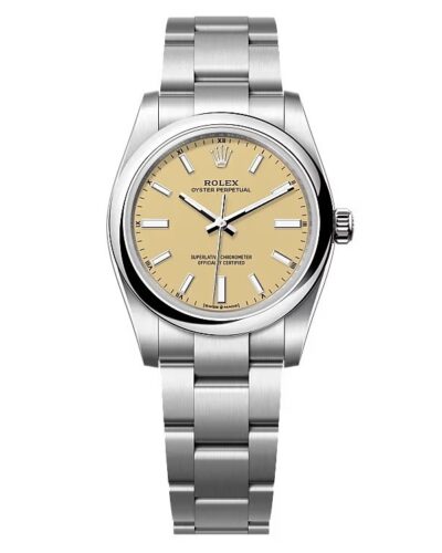 Super Clone Rolex Oyster Perpetual 277200 Beige Dial