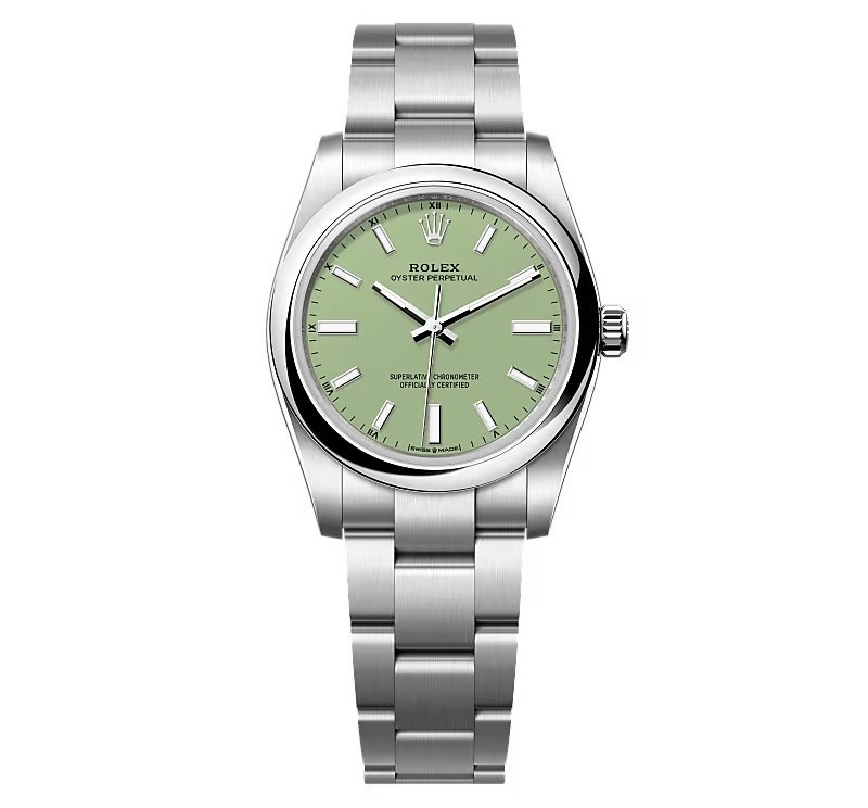 Super Clone Rolex Oyster Perpetual 277200 Pistachio Dial